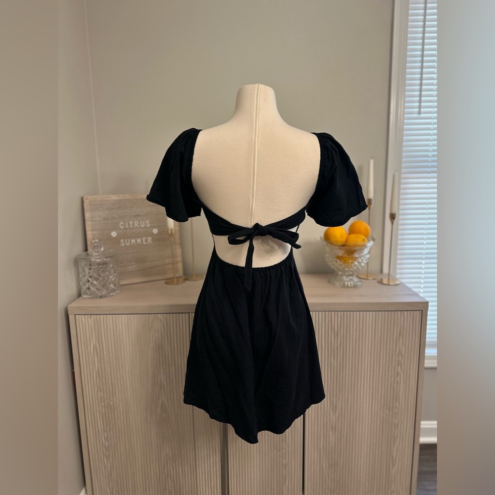 Open Back Ruched Dress‎